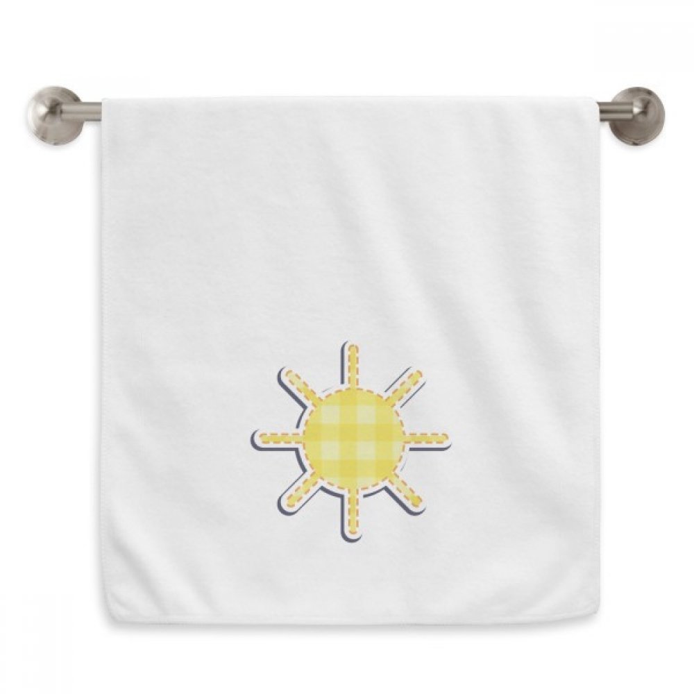 Serviette moelleuse alien monstre soleil blanche à haute absorption