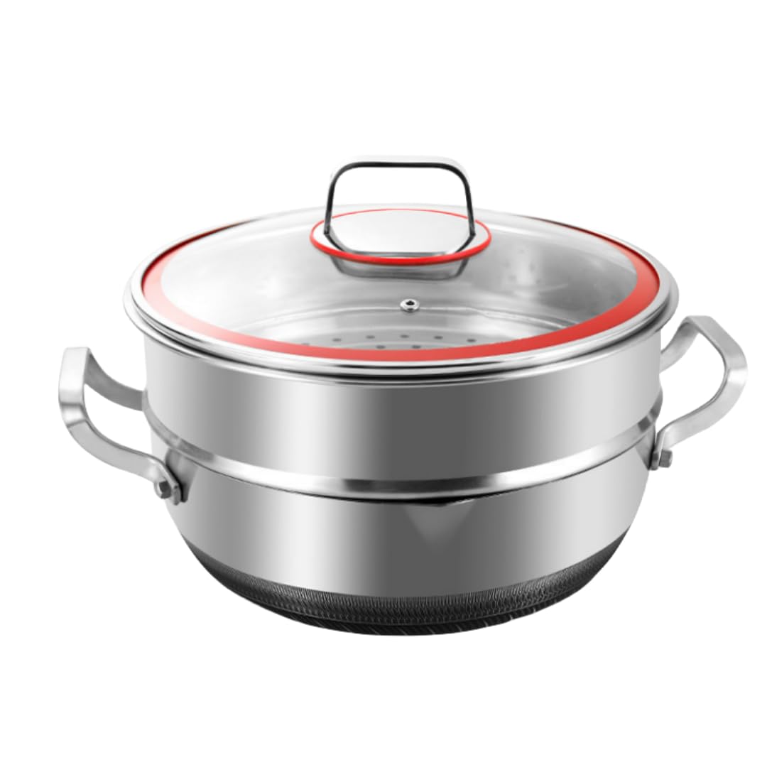 eN 中華炒め鍋28cm 中華鍋&のせるだけで蒸し器 28〜30cm スチーム eN 中華炒め鍋28cm 中華鍋&のせるだけで蒸し器 28〜30cm