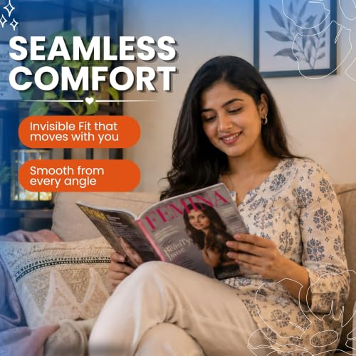 Image of Poppigo Ultra-Slim Disposable Period Panty for Women & Girls |L-XL | 35 inch -45 inch| 6 Pants | Slim Like Underwear | Leak-Proof | Soft Breathable | Comfort for Travel, Sleep & Active days.