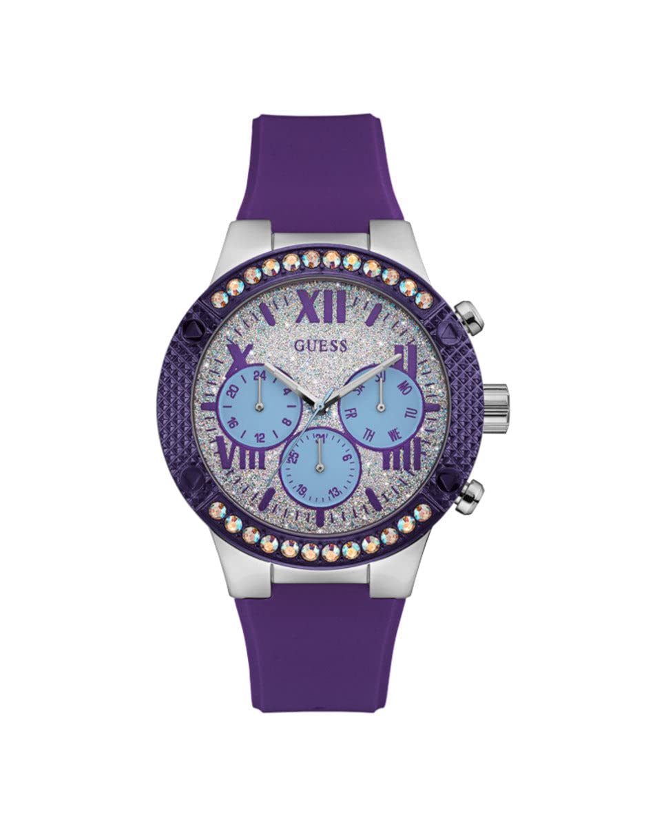 GUESSReloj Analógico para Mujer de Cuarzo con Correa en Silicona W0772L5