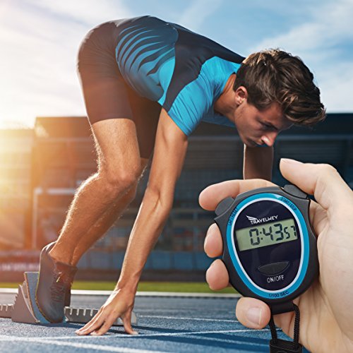 image for Travelwey Digital Stopwatch - No Bells, No Whistles, Simple Basic Oper