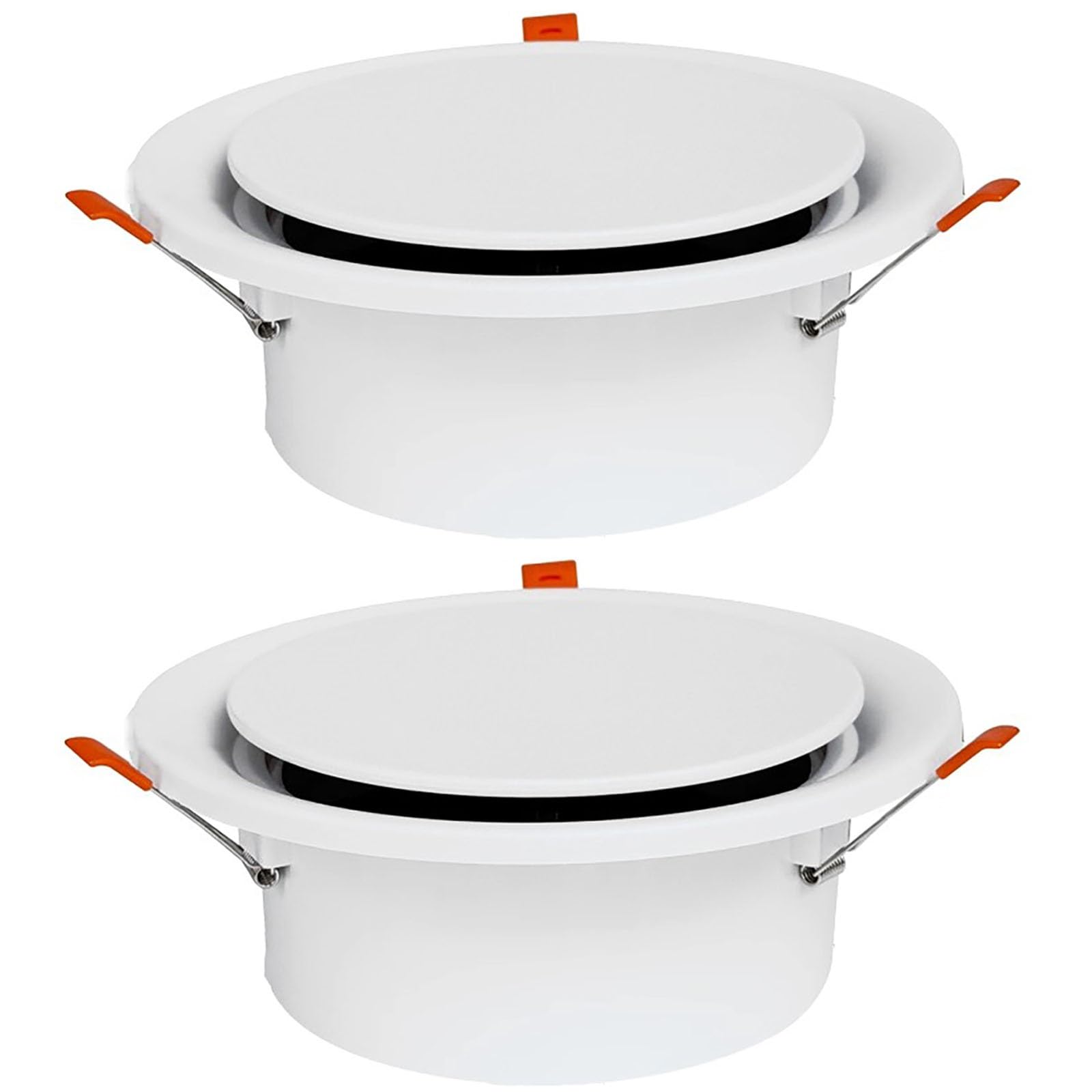 Piastra di Copertura del Soffitto Rotonda A Molla, Griglia di Ventilazione Rotonda/Pannello di Accesso, Coperchio di Ventilazione del System di Aria Fresca(2pack,115mm (4 1/2"))