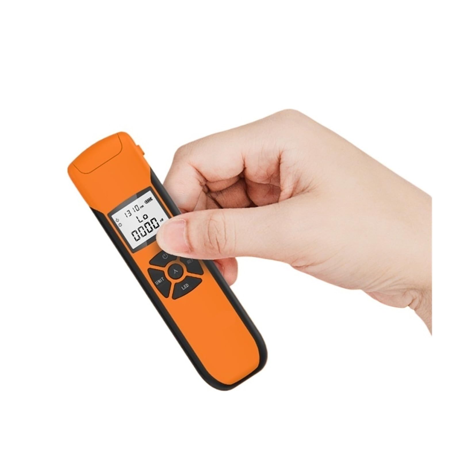 Optical Power Meter, G10 Optical Power Meter High Precision Rechargeable Battery Fiber Optic Power Meter with Flash Light OPM(-70 to 6dBm)