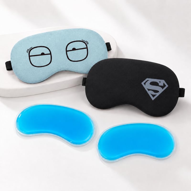 Cooling Eye Compress for Dark Circles Soft Adjustable Fit-image-22