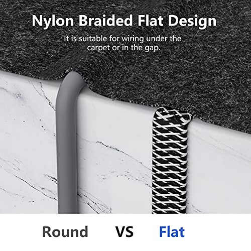 Ciwoda-Cat-8-Ethernet-Cable-33ft-Nylon-Braided-Cat-8-Flat-Ethernet-Cable-SFTP-28AWG-40Gbps-2000MHz-Indoor-Outdoor-for-PS5-Xbox-Router-Gaming-PC