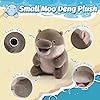 Acgtrick Cute Moo Deng Plush Soft Pygmy Hippo Plushie Toy Moo Deng Hippopotamus Plushie Doll for Fans Gift Hippopotamus Stuffed Animal Pillow for Boys Girls Kids Adults 9 inch #4