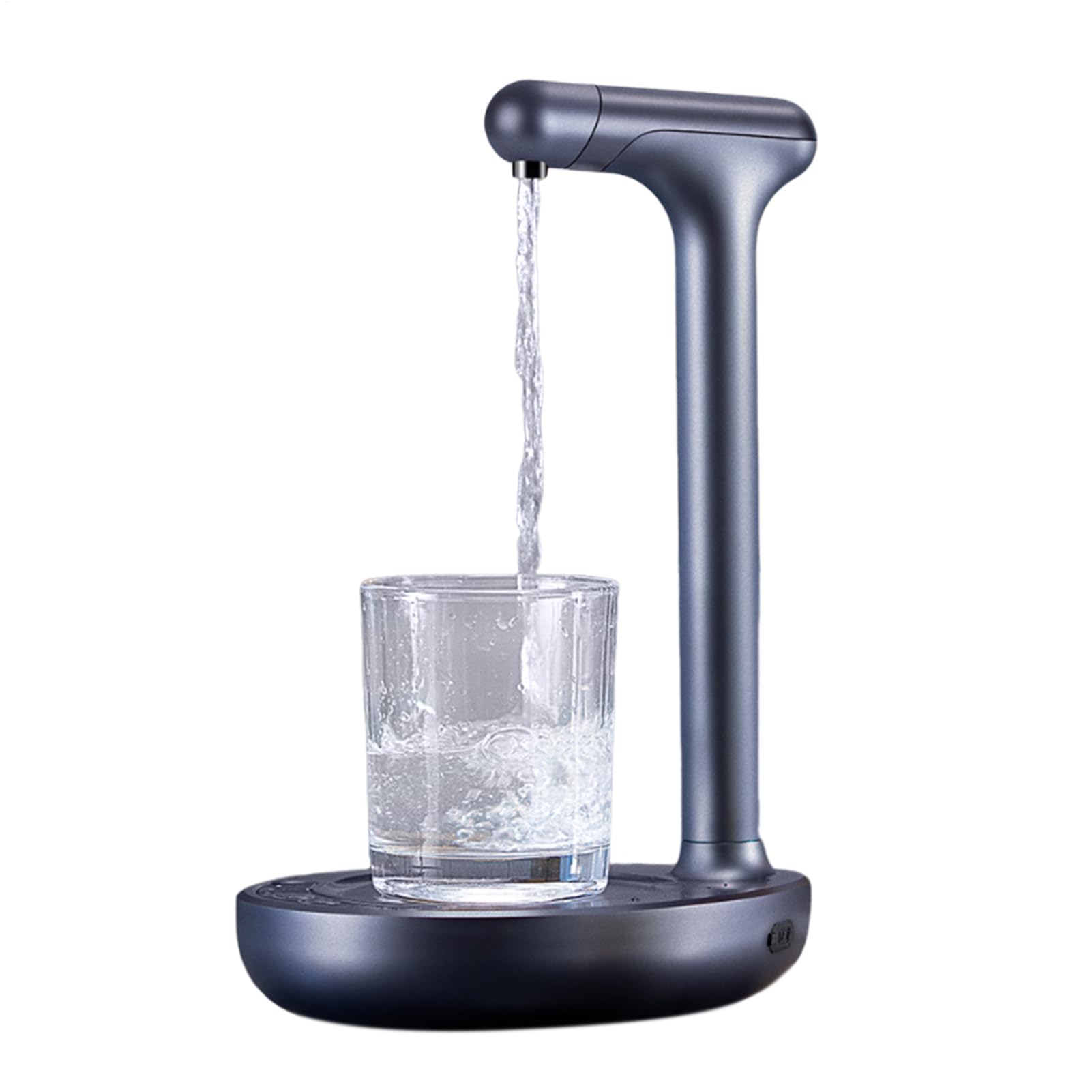 Distributeur d'eau de table pour bouteille et bonbonne de 19L avec pompe silencieuse noire
