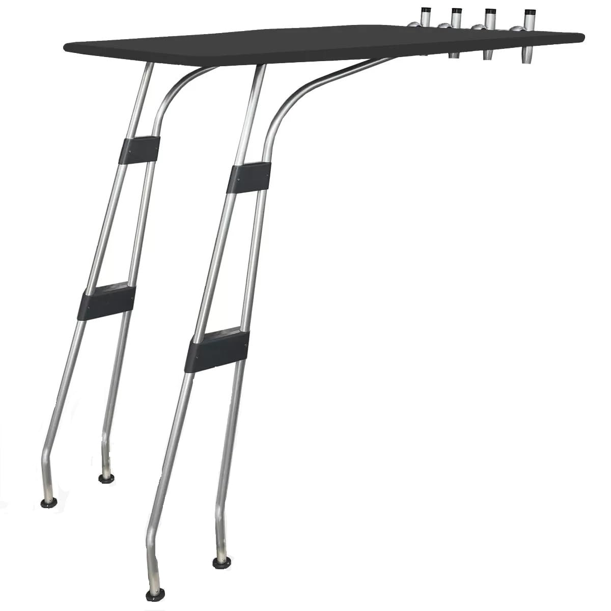 Oceansouth T-Top standard per barca, Ø32 mm, in alluminio (nero, larghezza 1,4 m)