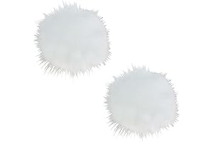 Tinkerbell Shoes for Girls: ZAKIA Furry Pom-Pom Shoe Clips for a Touch of Magic