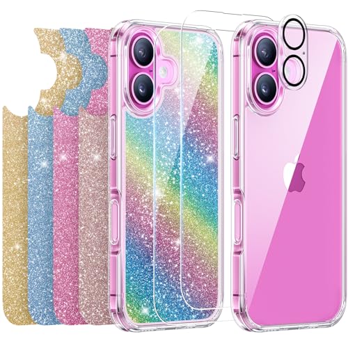 Coque transparente iPhone 16 pour éviter les rayures avec protections écran et objectif