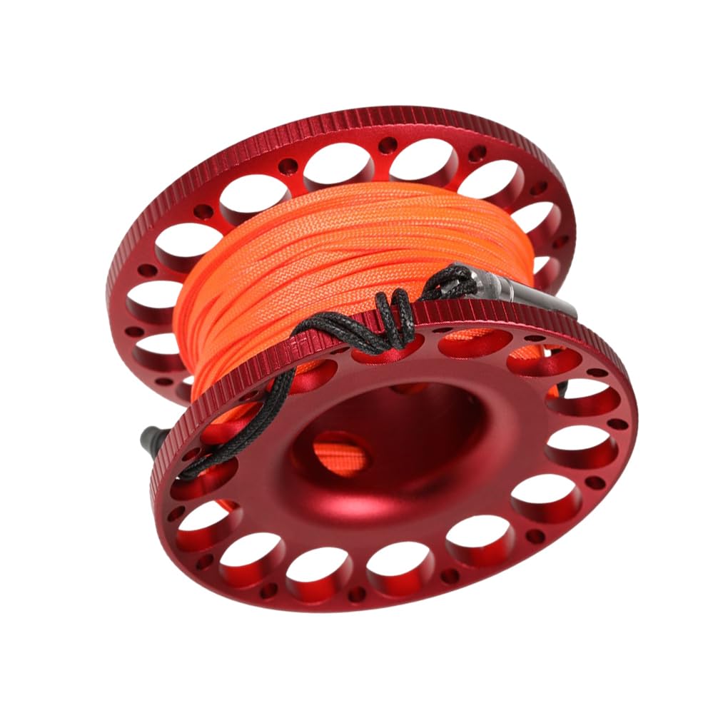 Dive Reel Bobina Professionale in Alluminio con moschettone