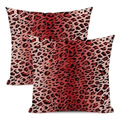 Wine Red Leopard Print
