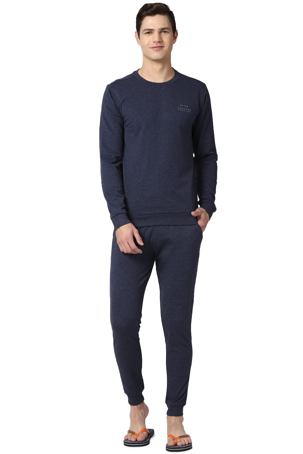 Men's Cotton Blend Solid Pajama Set Pack of 1-image-39