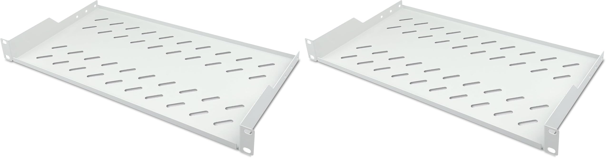 Digitus DN97609 Ripiano Installazione Fissa Su Armadi Rack 19"" Profondita' 250 Mm Colore Grigio, (Confezione da 2)