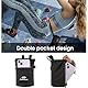 yotutun Chalkbag Boulder Set, Chalk Bag mit Boulder Bürste Rock Klettern Magnesiasack Magnesiabeutel mit Einstellbar Gurt & Reißverschlusstasche zum Sportklettern Gymnastik Gewichtheben