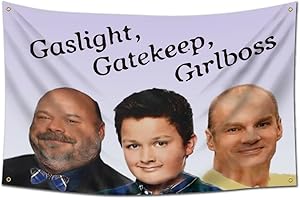 EWRITN Gaslight Gatekeep Girlboss Tapestry for Trendy Room Decor