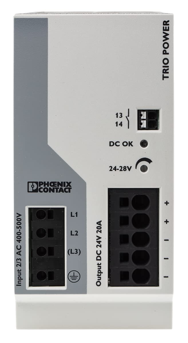 PHOENIX CONTACT スイッチング電源 3点 Amazon | Phoenix Contact スイッチング電源 (DINレール取付) 出力:24V