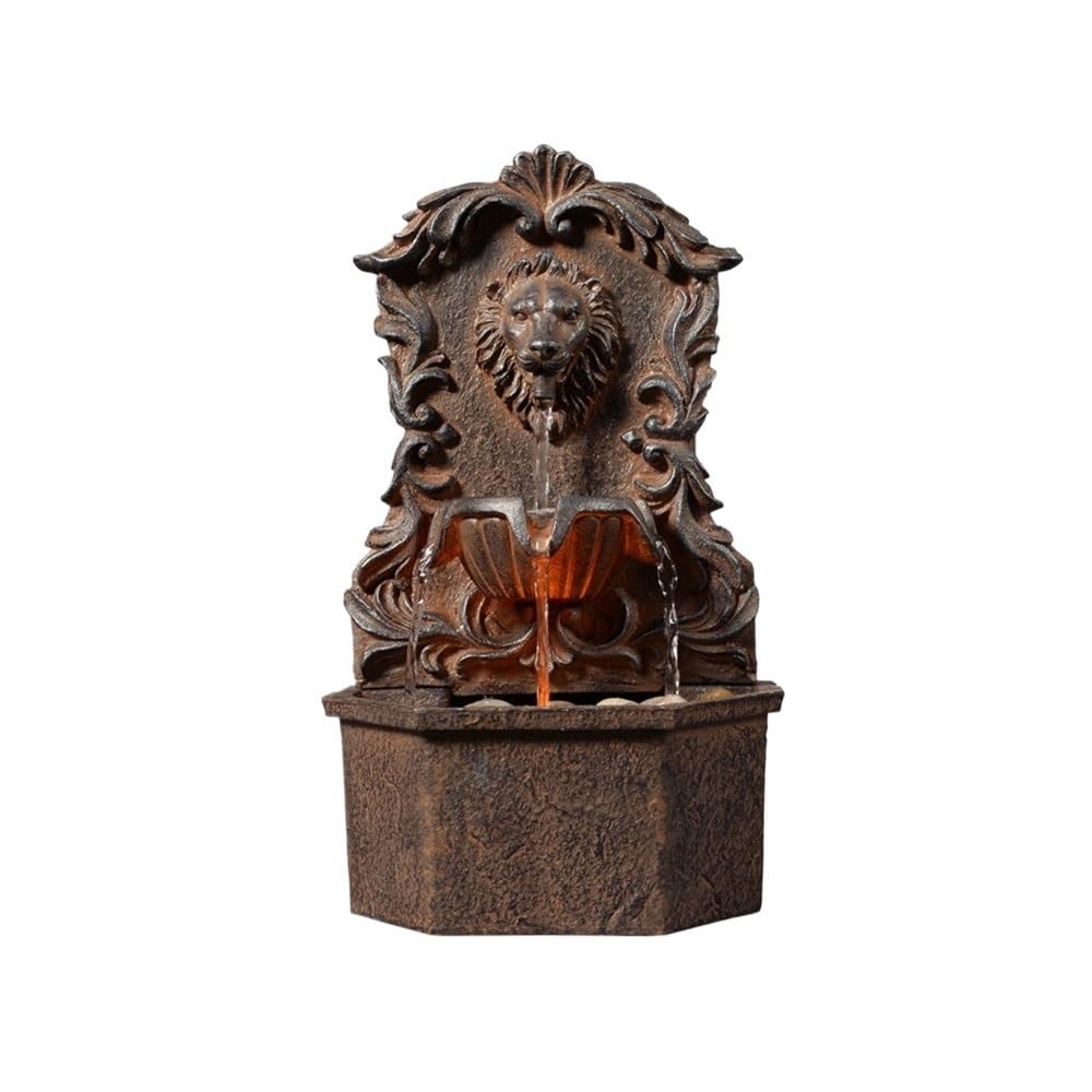 QUSYZD Indoor Waterfall Fountain Small Living Room Office Desktop Small Humidifier Housewarming Business Gifts Running Water Ornaments Circulating Water Features Tabletop,