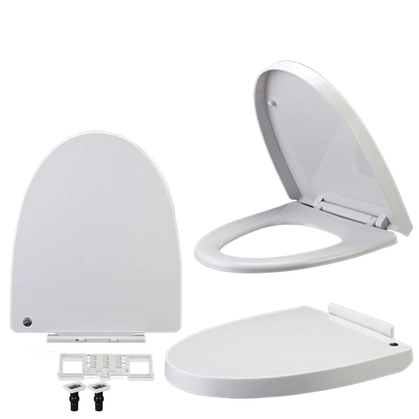 Dsfvervd One Color Soft Close Toilet Seat Elongated Slow Close Wc Toilet Seats
