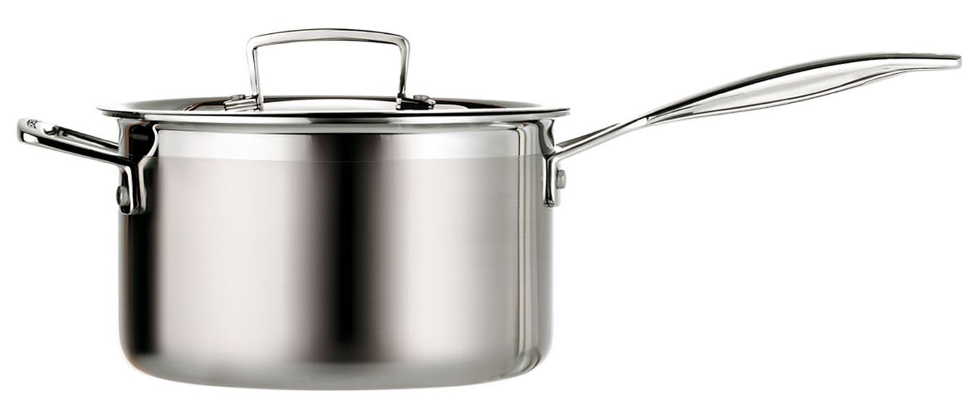 Le Creuset Cazo con tapa de acero inoxidable 3-Ply 20 cm, 96200920001000