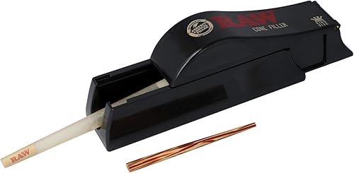 Miniatura 5 de RAW Paquete de relleno de cono de tamaño King con paquete de 50 conos Kit de inicio de accesorios de llenado de cono eficiente y simple
