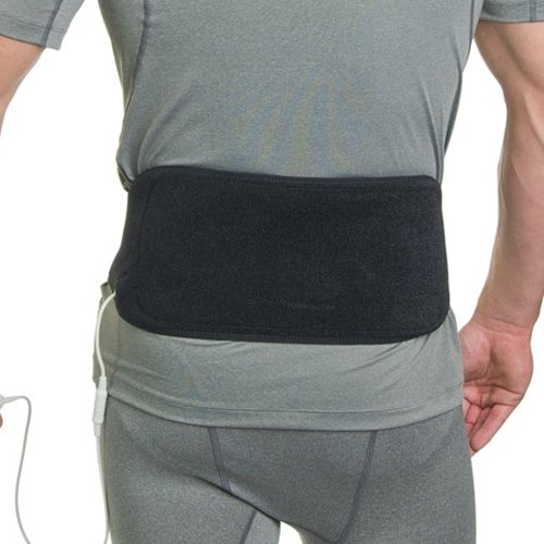 Venture Heated Clothing KB-1290 REG Black Regular 12V Heated Back Therapy Wrap with Temperature Controller and 12V Adapter