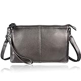 Befen Women Leather Wristlet Wallet Shoulder Crossbody Bag Clutch Purses with 6 Card Slots/Wrist...