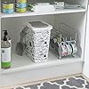 Pounce-Fetch-3-Gallon-Pet-Dry-Food-Container-with-Scooper-Cat-Food-Organizer-Helps-Organize-Pantry-and-Cabinets-Cats-Kitty-Print-Design-Carrying-Handle-Flip-Top-Lid Pet Dry Food Container with Scooper