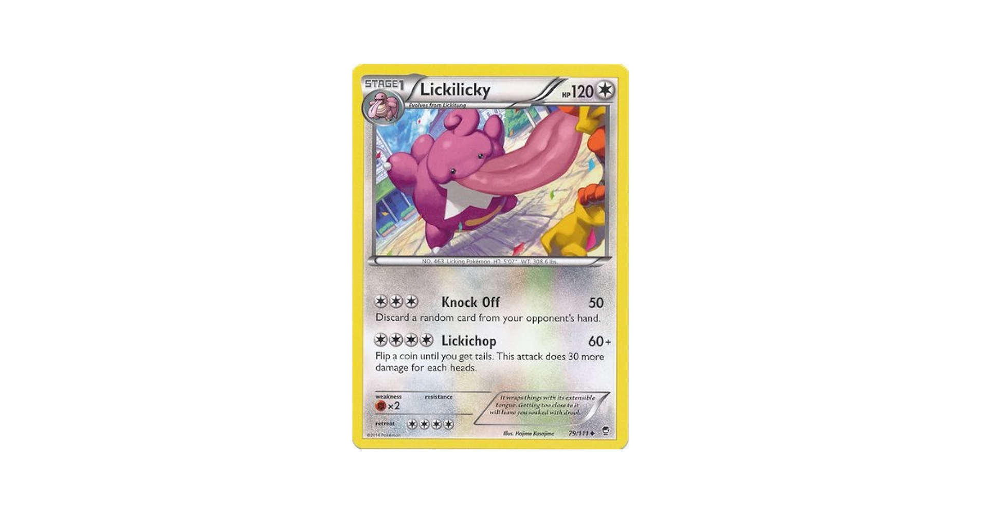 Amazon.com: Pokemon - Lickilicky (79/111) - XY Furious Fists