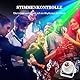 Discokugel Partylicht Kabellose Tragbare Nutzung, Yabife 360°Drehbar Discolicht mit Fernbedienung, DJ licht für Geburtstagsfeier, KTV, Familie Party