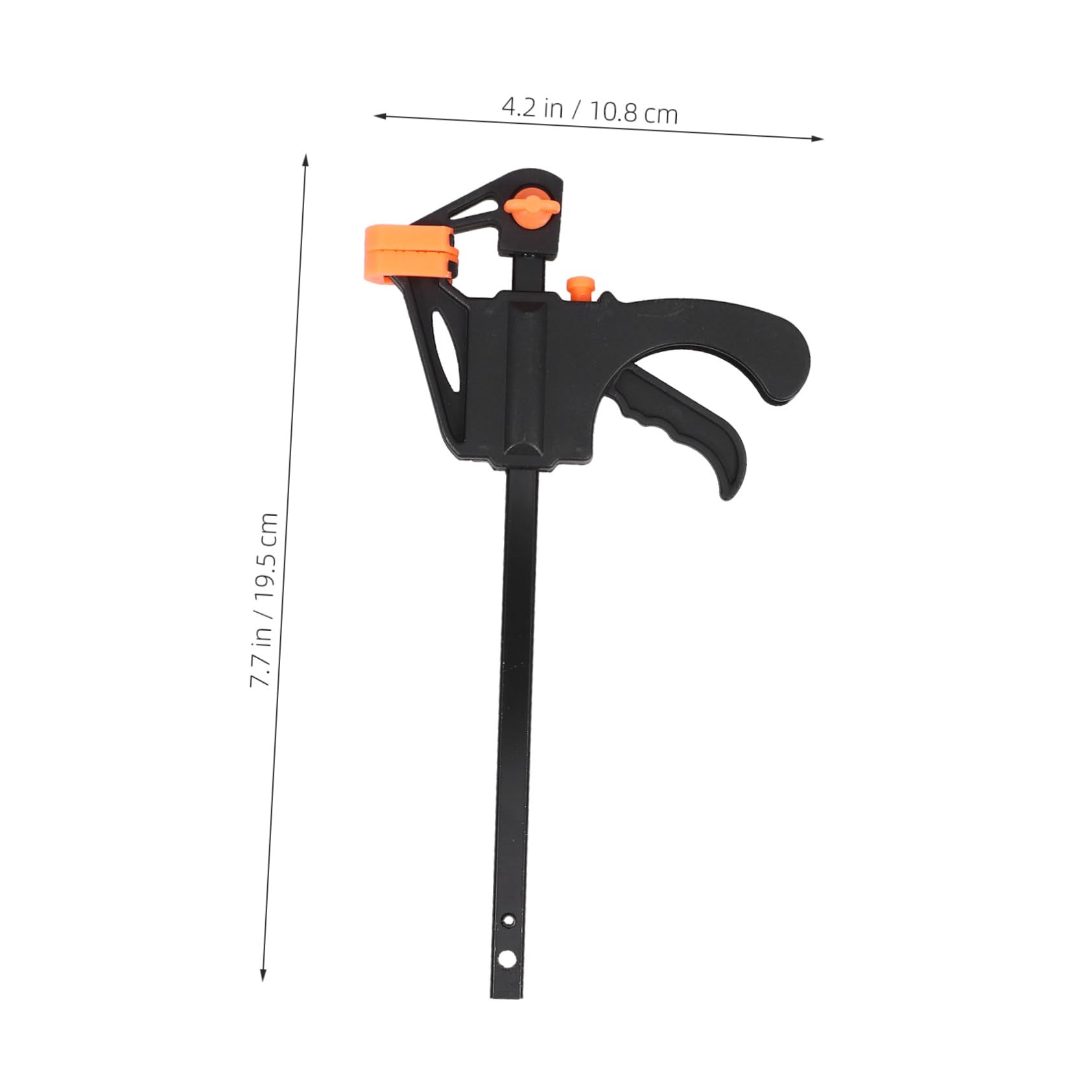 Unomor 6pcs Woodworking Bar Clamps Ratchet Clamp Stainless Steel for Pool Cover for Wood Carpenter's Tool