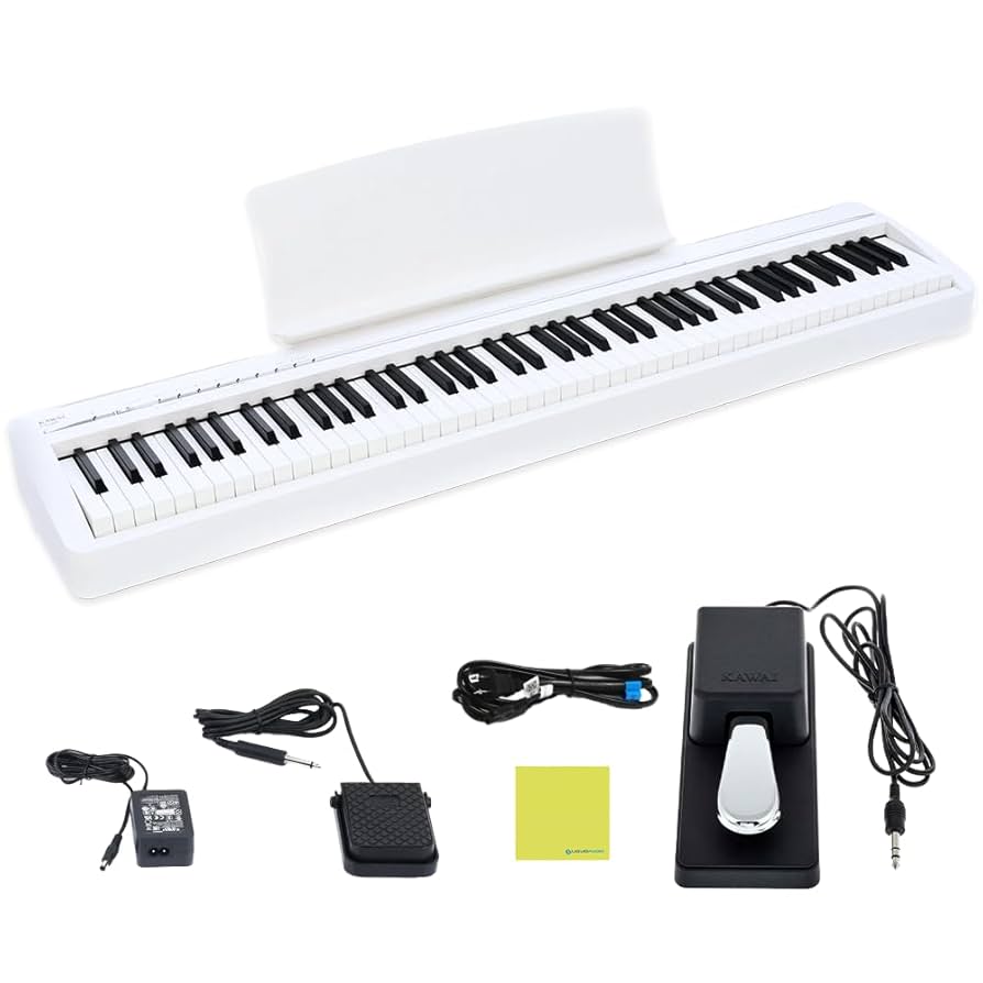 【ペダル・台付き】ES120 88鍵 電子ピアノ ホワイト Amazon.com: Kawai ES120 88-Key Portable Digital Piano