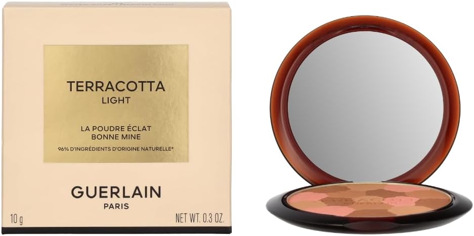 Terracotta Light Natural Healthy Glow Powder - 02 Medium Cool by Guerlain for Women - 0.3 oz Powder