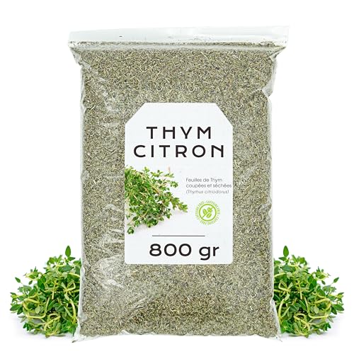Thym Citronné 800gr - Infusion Citron en Vrac - Thé Séché (800 gr)