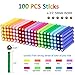 ELONGDI Magnetic Building Blocks, [ 132 Pieces ] Lengthen Building Sticks Set, Magnet Stem Toys Set Non-Toxic Building 3D Puzzle Boys Toys for Kids and Adult