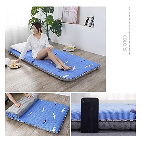 Traditionele Japanse futonmatras,quilten vouwvloermatras slaapmatras vier seizoenen beschikbaar matras Hypoallergénique Plancher de Tatami-mat,E-150x200cm(59.05x78.74 in) - Afbeelding 3