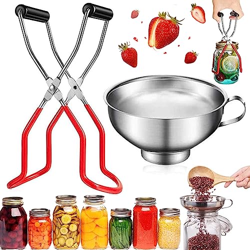 2 Pezzi Sollevatori per Barattoli, Imbuti a Bocca