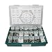 Produktbild Sortiment M5 + M6 ISO 7380-1 Edelstahl A2 (V2A) Flachrundkopfschrauben Innensechsrund (Torx) - Set bestehend aus Schrauben, Unterlegscheiben (DIN 125, 127, 9021) und Muttern (DIN 934, 985) - 670 Teile