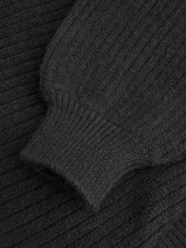 CIDER Cropped Sweaters for Women V-Neck Lace Knitted Long Sleeve Women Sweaters Pullover Trendy4