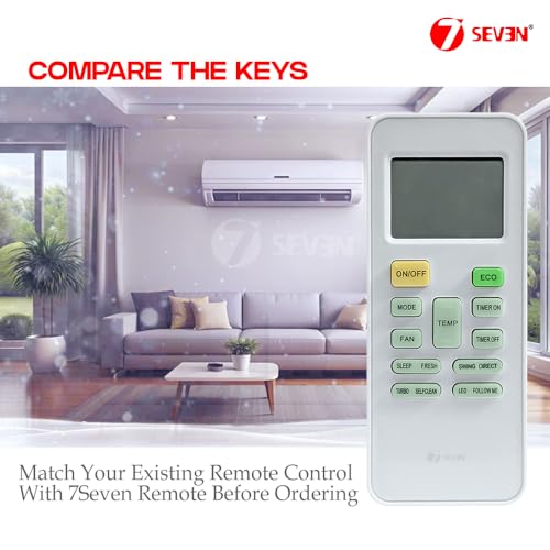 Image of 7SEVEN Compatible for Blue Star AC Remote Original 149 Model Suitable 1 1.5 2 Ton Split and Window Air Conditioner