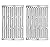 Htanch PG521 (2-Pack) Porcelain Steel Cooking Grid Grates for Weber Spirit E-210, Spirit S 200 & 210, Genesis Silver A, Spirit 500 Gas Grills, 7521 65905 7522 7523 65904 (15" x 22 1/2"Porcelain Steel)