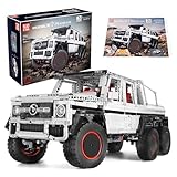 Mould King 13061科学技術オフロード車積み木キット、遠隔操作オフロード車にモーターと電池、MOC遠隔操作技術オフロードキットに積み木おもちゃを挟み、子供/大人向けのおもちゃ車（3686+件）