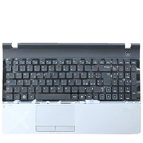 Clavier Samsung NP305E7A complet avec repose-poignet noir et pavé tactile US