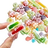 Wax Candy Packed with Sweet Syrup – Diverse Fruit Flavors, Chewy Snack About 35 Candies for Party Games(200g)