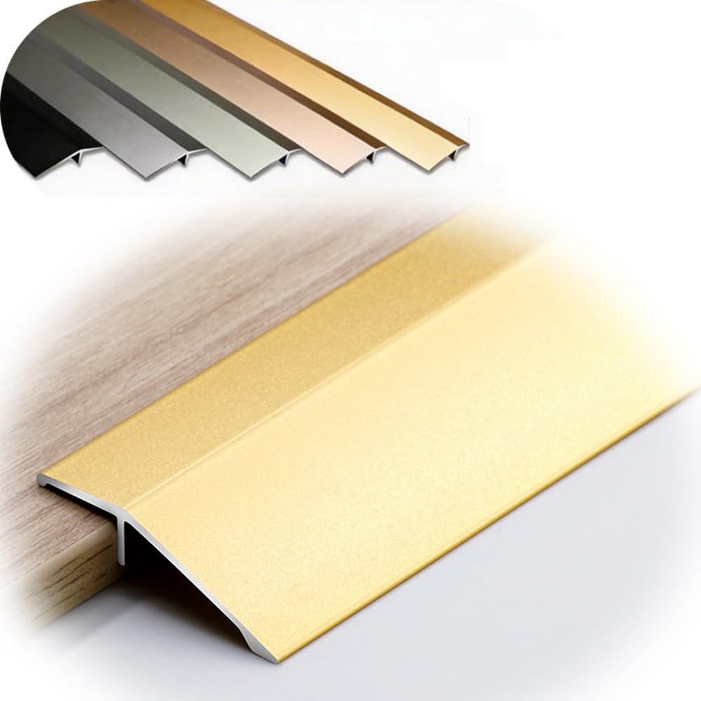 SIPIURIUIK Aluminum Floor Transition Threshold Strip Doorway Edge Trim