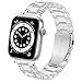 Produktbild DEALELE Armband Kompatibel mit iWatch 38mm 40mm 41mm, Buntes Resin Harz Ersatz Uhrenarmband für Apple Watch Series 9/8 / 7/6 / 5/4 / 3 / SE Damen Herren, Transparent