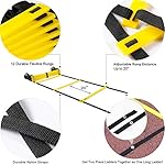 Agility Ladder Speed Training Equipment/Speed Ladders for Football, Soccer & Other Sports - 20 Feet Length 12 Adjustable Rungs - Image 3