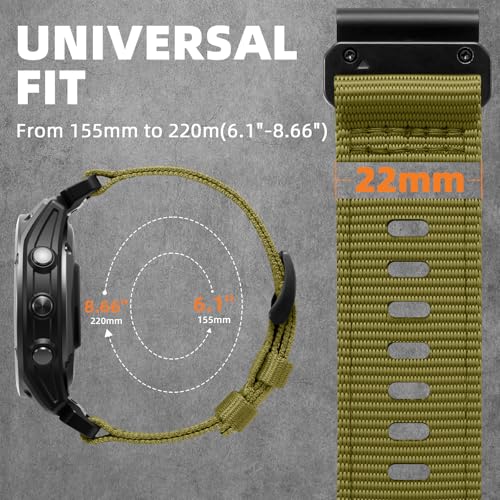 Correa Quickfit 22mm compatible con Garmin miniatura 6