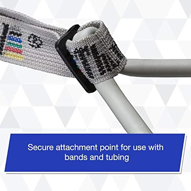 THERABAND Resistance Tubes, Professional Latex Elastic Tubing, Upper & Lower Body, Core Exercise, Physical Therapy, Lower Pilates, At-Home Workouts, & Rehab, 5 Foot, Yellow, Red, & Green, Beginner Set