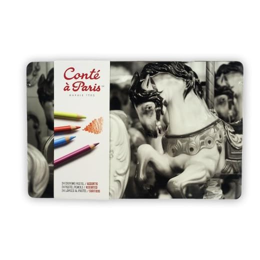 Conte a Paris - Lápices pastel (24 unidades), varios colores